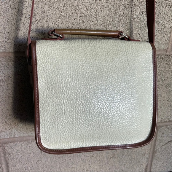 Dooney & Bourke Tan and Crème Crossbody Bag with Adjustable Strap - Picture 4 of 16